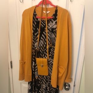 Stylish Black and Gold Maxi Dress